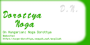 dorottya noga business card